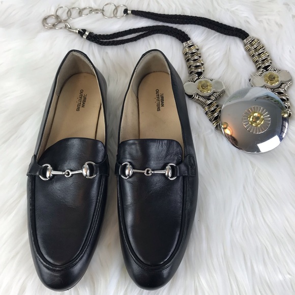 Urban Outfitters Shoes - Urban Outfitters Leather Horse Bit Black Loafer